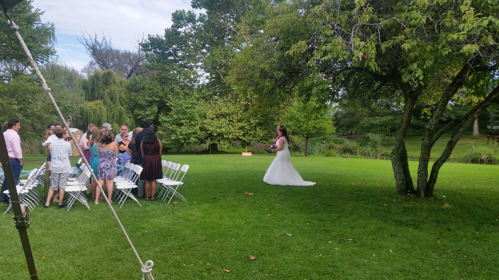 "Here comes the Bride."